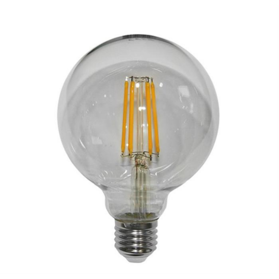 Imagine Bec LED COG Glob Transparent D95mm E27 10W Lumină Caldă 230V 13-2711001000