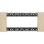 Imagine Rama ornament Bticino Living Now 6M Auriu KA4806ZW