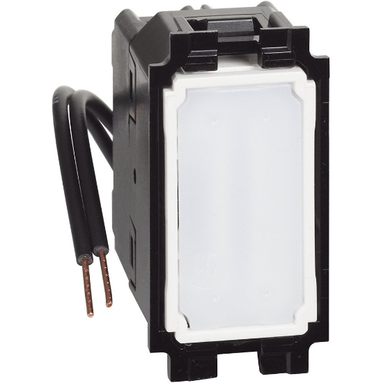 Imagine Întrerupător cruce Bticino Living Now cu LED alb 10AX K4004L