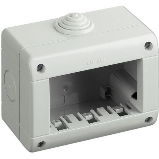 Imagine Doza cadru 3 module Matix Bticino, montaj aparent, IP40 25403