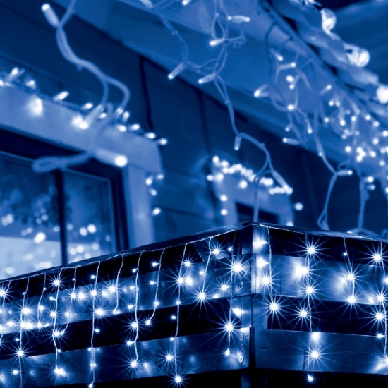 Imagine Perdea de lumini LED 300 LED Albastru KKF 308/BL 116326
