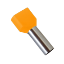 Imagine Pini dubli portocalii pentru cablu 2x4mm