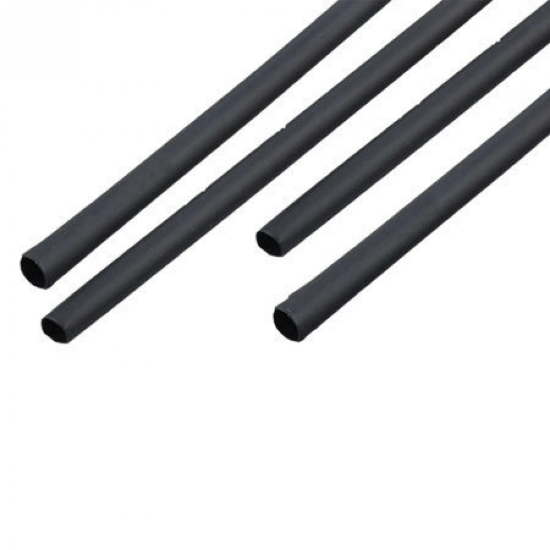 Imagine TUB TERMOCONTRACTABIL 1.5MM/1M NEGRU SET 10 BUC NAR0242.1