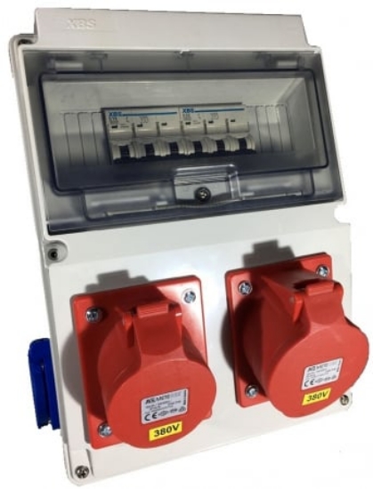 Imagine Tablou organizare șantier IP44 echipat T2x16+M2x16 53005