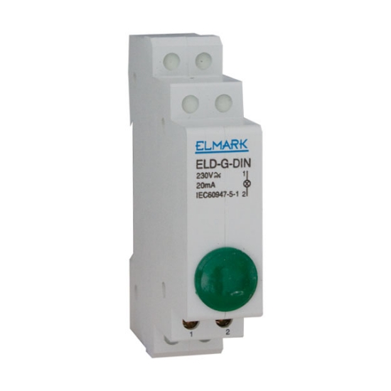 Imagine Lampă ELD Albastră 230V SINA DIN 401503 Elmark