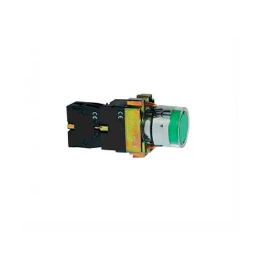 Imagine Buton cu lumină 230V verde IND 32-755