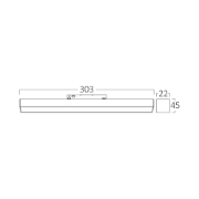 Imagine Corp LINEER LED pentru șină magnetică 10W 950lm 3000K Negru BR-BD60-00301