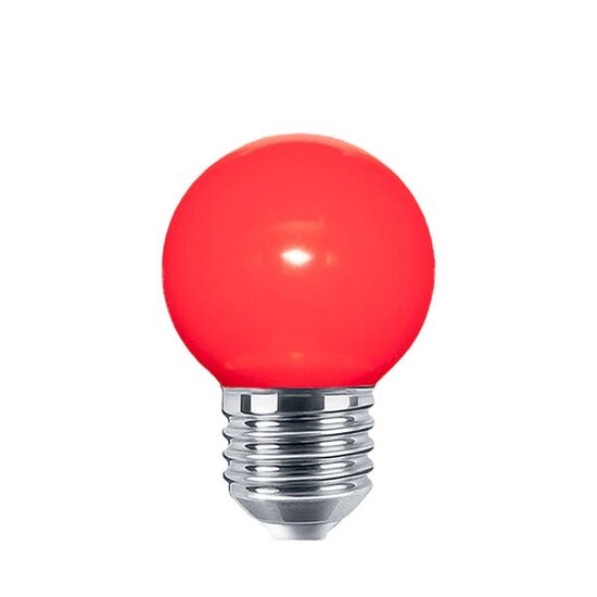 Imagine Bec LED 1W G45 E27 Roșu Braytron