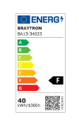 Imagine Bec LED 40W T120 E27 6500K Brayton BR-40W