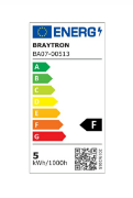 Imagine Bec LED 5W C37 PLS 6500K E14 380LM Lumânare