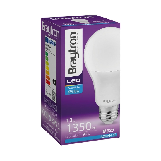 Imagine Bec LED Braytron E27 A65 13W 6500K