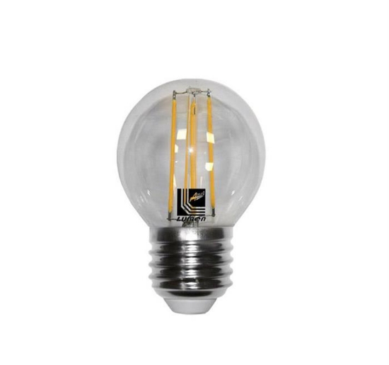 Imagine Bec LED COG Sferic Clar E27 4W Lumină Caldă 230V