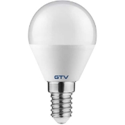 Imagine Bec LED sferic GTV G45 E14 6W, 470lm, 160°, lumină caldă 3000K