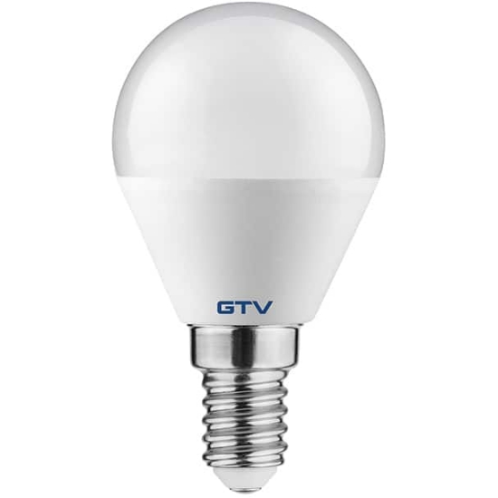 Imagine Bec LED sferic GTV G45 E14 6W, 470lm, 160°, lumină caldă 3000K