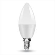 Imagine Bec LED V-TAC cu cip Samsung, formă lumânare, E14, 7W, lumină caldă
