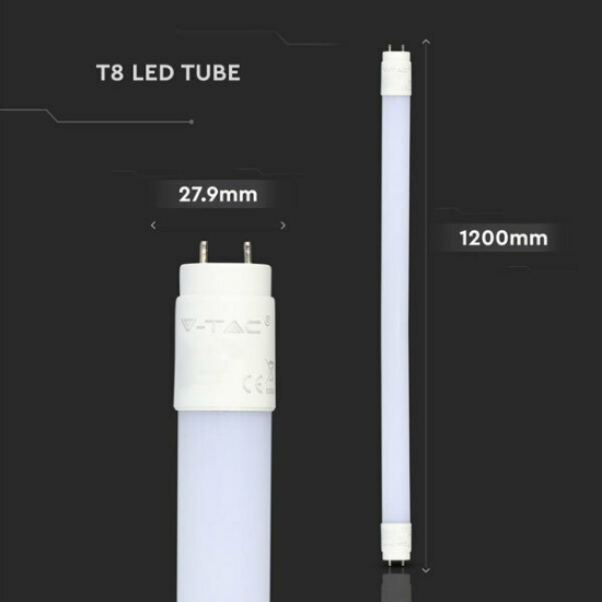 Imagine Tub LED T8 18W 120 cm Nano Plastic Alb Neutru SKU-6273