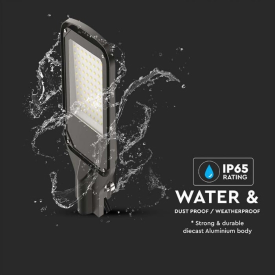 Imagine Corp de iluminat stradal LED 100W negru 6500K