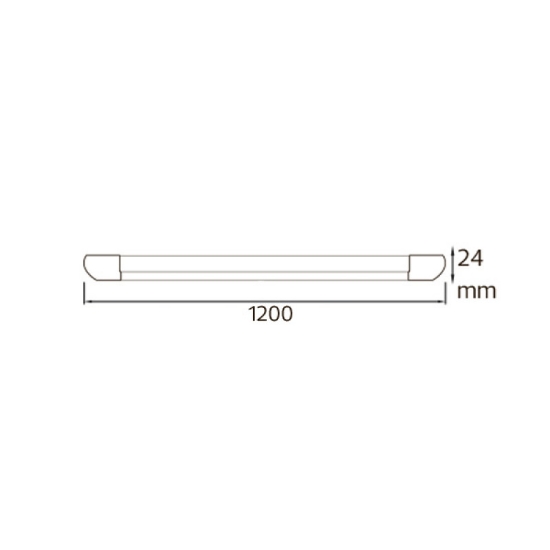 Imagine Corp de iluminat LED liniar 54W 120cm 6400K Horoz