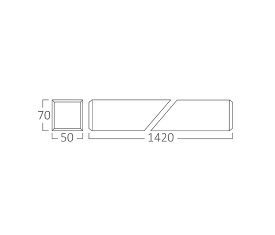 Imagine Corp de iluminat liniar LED 45W 6000K 3700LM IP65