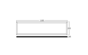 Imagine Panou LED aplicabil 50W 30x120cm Alb 6500K BR Plus