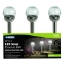 Imagine Lampă solară Sydney Crackle 8cm (3 buc/set)