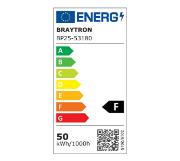 Imagine Lampa Panel Aplicabil Backlite SRC 50W 300x1200 Alb 3in1 Braytron