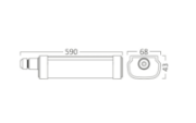 Imagine Corp liniar LED 20W 6500K 2400LM IP65 Proline-IPG-M
