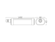 Imagine Corp Liniar PROLINE-IPG-M 60W 6500K 6600LM IP65