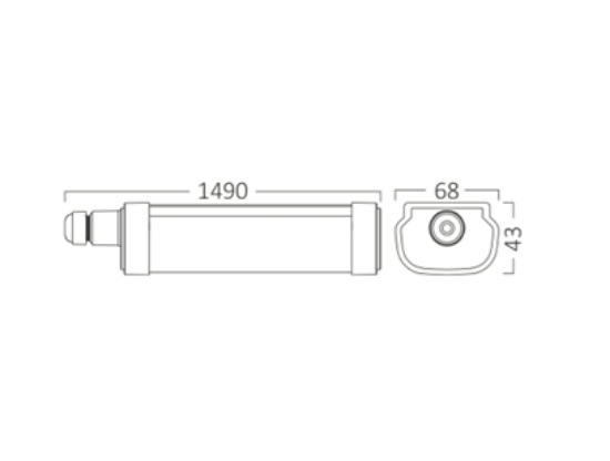 Imagine Corp Liniar PROLINE-IPG-M 60W 6500K 6600LM IP65