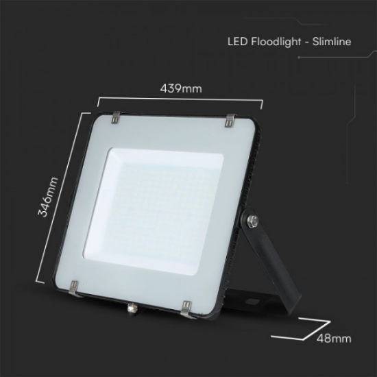 Imagine Proiector LED 200W VTAC Chip Samsung 6500K Negru 21419