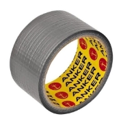 Imagine Bandă adezivă texturată Ductcloth Anker, gri, 50mm x 25m