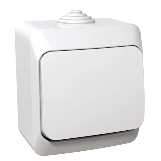 Imagine Intrerupator simplu Cedar Plus 16A IP44 Alb