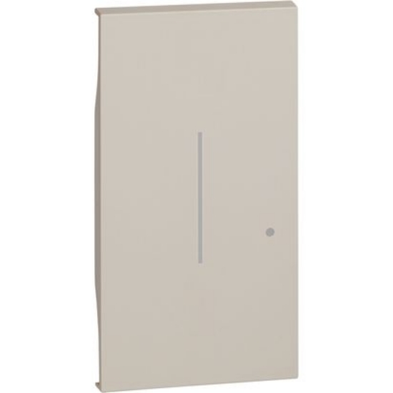Imagine Cover iluminabilă pentru dimmer/conector conectat, 2 module, culoare nisip