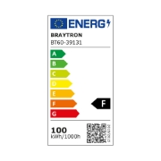 Imagine Proiector LED SF 100W SMD 8500LM 6500K IP65 Negru BT60-39131