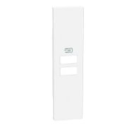 Imagine Placă pentru încărcător USB cu 2 porturi tip C Bticino Living Now KW13C, alb KW13C
