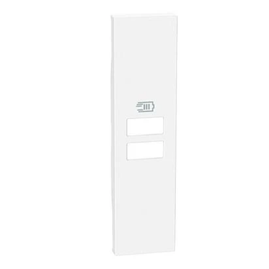 Imagine Placă pentru încărcător USB cu 2 porturi tip C Bticino Living Now KW13C, alb KW13C