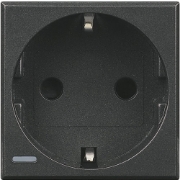 Imagine PRIZA SCHUKO 10/16A MODULARA 2M GRI INCHIS AXOLUTE HS4141