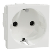 Imagine Priză Schuko 2P+E 16A Alb Noua Unica Studio NU303618