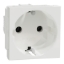 Imagine Priză Schuko 2P+E 16A Alb Noua Unica Studio NU303618