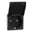 Imagine Priză Schuko 2P+E 16A cu capac, antracit NU303754TA