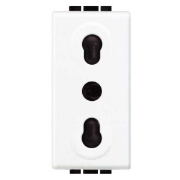 Imagine Priză standard italiană 10/16A modulară 1M albă N4180