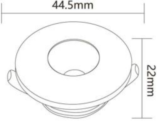 Imagine Spot cu LED rotund MINICOB 5W 6400K Brayton BR-BH06-00930