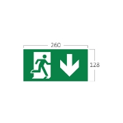 Imagine Folie semn săgeată jos pentru BC14-01100 BR Plus BR-BC14-01302