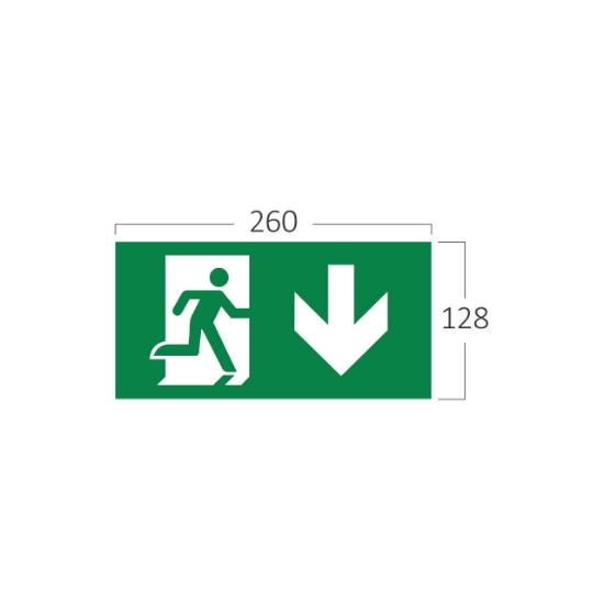 Imagine Folie semn săgeată jos pentru BC14-01100 BR Plus BR-BC14-01302