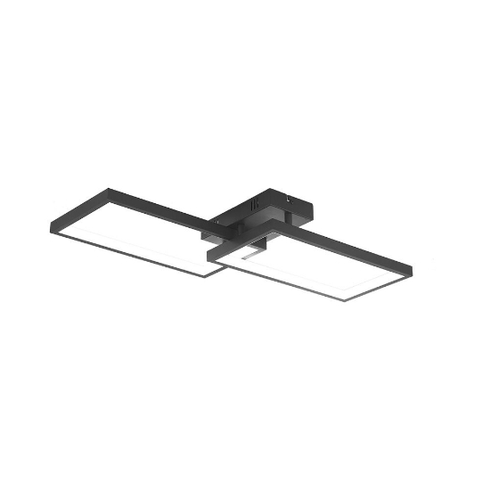 Imagine Lustra LED 40W Nela -SS1-RND Telecomanda IP20 Negru