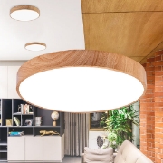 Imagine Plafonieră LED 36W 3000/4000/6500K Lemn Blade RND BR-BH16-04187
