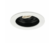 Imagine Carcasă alb/negru rotundă pentru GU10 BETA-RR1