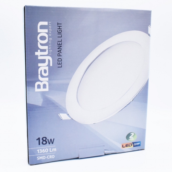Imagine Spot LED rotund încastrat 18W 1360lm 3000K Ø225mm Braytron BR-BP01-31800