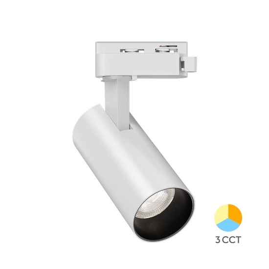 Imagine Spot LED pe șină P15, Alb, 3 în 1, 15W, 1560lm, Monofazic, Braytron BR-BD40-00480