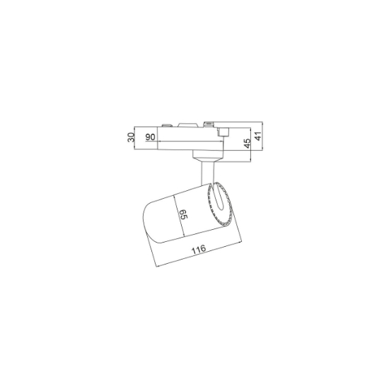 Imagine Spot LED pe șină A15 Alb 5000K 15W 1120lm BR-BD40-00120